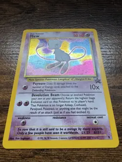 Mew Black Star Promo Holo Rare Pokemon WOTC 09/53 WITH SWIRL!! - Image 2