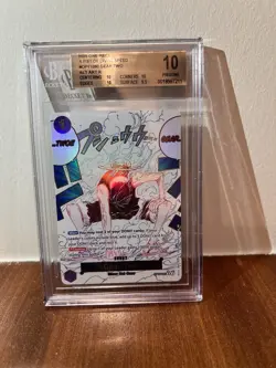 One Piece - Gear Two OP11-080 - A Fist of Divine Speed ALT ART, BGS 10 (English) - Image 1