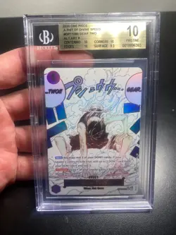2025 One Piece - Gear Two OP11-080 - A Fist of Divine Speed ALT ART BGS 10 ENG - Image 1