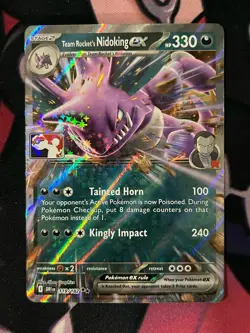 Team Rocket's Nidoking ex 119/182 Prize Pack Series 8 Promo Pokemon 119 - Image 1
