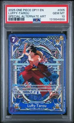 Luffy-Tarou (SP) - A Fist of Divine Speed (OP11) Psa 10 English EN 2025 ALT ART - Image 1