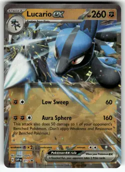 Lucario ex - 017 SV: Scarlet & Violet Promo Cards NM Pokemon Card TCG - Image 1
