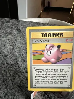 Pokemon TCG Clefairy Doll Trainer Base Set 70/102 - Image 2