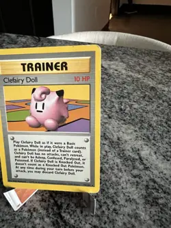 Pokemon TCG Clefairy Doll Trainer Base Set 70/102 - Image 3