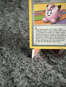 Pokemon TCG Clefairy Doll Trainer Base Set 70/102 - Image 5