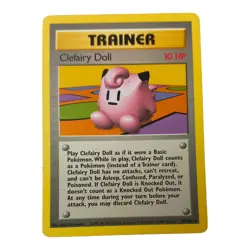 Pokemon TCG Clefairy Doll Trainer - Base Set 70/102 - Rare - WOTC - Image 3