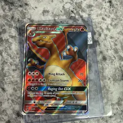 Pokemon TCG Charizard GX Full Art Holo Card SM60-SM Promos - Image 1