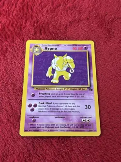 Hypno 23/62 Fossil Non Holo Wotc Pokemon Card Vintage Lp+ - Image 5
