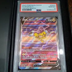 2023 Pokemon SWSH Full Art Raikou V Crown Zenith Galarian Gallery #GG41 PSA 10 - Image 1