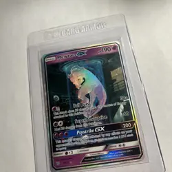 Pokemon TCG Shining Legends Mewtwo GX Secret Rare Card 78 Near Mint - Image 4