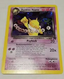 Dark Hypno - Pokemon - 9/82 - Team Rocket Holo Card Dunkles Hypno German - Image 1