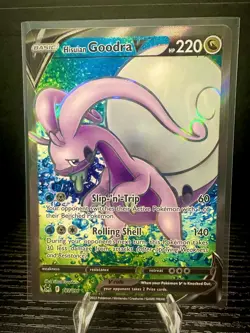 Hisuian Goodra V 187/196 Lost Origin Full Art Pokemon TCG Card NM - Image 1