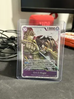 Gol. D. Roger (SR) Op13-064 One Piece Card Carrying On His Will English NM - Image 1