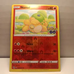Numel (Peelable Ditto) 013/078 Reverse Holo Pokemon GO Pokemon Card Unpeeled - Image 1