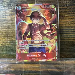 Monkey.D.Luffy (Treasure Booster Set) ST10-006 One Piece Promo Card Sealed! X 3! - Image 2