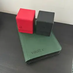 Trading Card Storage Lot - Vault X Zip Binder + 2 Ultimate Guard Deck Boxes - Image 1
