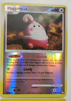 Lot Of 4 Holo Cards Blissey, Happiny, Whismur, Snubbull Pokemon 2007 2008 - Image 3