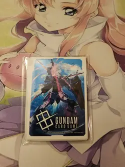 Gundam TCG Card Game Aile Strike Gundam Promo Sleeves Release Event (10 Sleeves) - Image 1