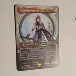 Magic: The Gathering Lightning, Army of One Legendary Creature Card FFXIII - Image 2