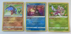 3x Ultra Rare Radiant Holo Textured - Incl. Greninja - Pokemon Card - NM - 1¢ - Image 1