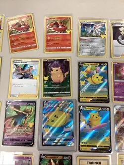 Pokemon TCG Celebrations 35 Card Lot. Flying Pikachu, Surfing Pikachu and more. - Image 4