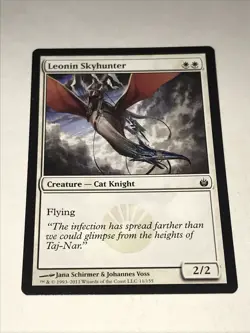 Leonin Skyhunter Magic the Gathering Card - Image 1