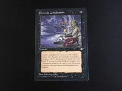 Demonic Consultation LP [Ice Age] #2 Mtg Magic Free Tracking! - Image 1