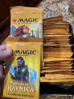 30x Guilds of Ravnica Booster Pack Factory Sealed MTG x30 wrinkles - Image 1