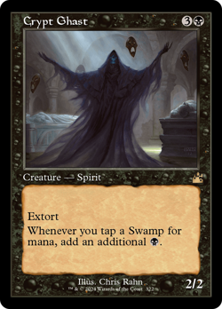 Crypt Ghast (Retro Frame) [Ravnica Remastered] Magic MTG - Image 1