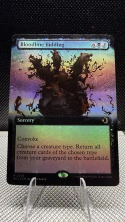 Bloodline Bidding (Extended Art) (Foil) 0359 (R) MTG Lorwyn Eclipsed (ECL) - Image 1