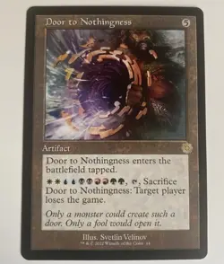 1x Door to Nothingness -- Retro Frame NM-Mint, English The Brothers' War: Retro - Image 1