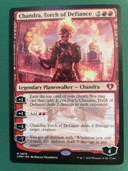 2023 - Chandra, Torch of Defiance - Commander Masters (CMM) - (Near Mint NM) - Image 1