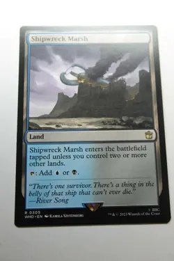 MTG Shipwreck Marsh x1- -Doctor Who-Near Mint - Image 1