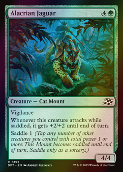 MTG Alacrian Jaguar Foil ** Aetherdrift ** English (NM) - Image 1