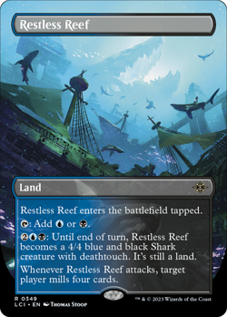 Restless Reef (REGULAR) x1 - MTG The Lost Caverns of Ixalan LCI #349 - Image 1