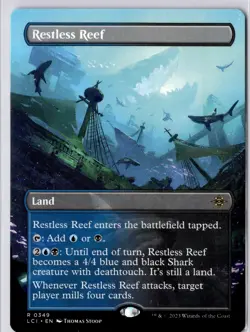Restless Reef (Borderless) The Lost Caverns of Ixalan Regular NM R 0349 - Image 1