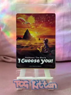 Pokemon Movie I Choose You Ash's Pikachu Promo Sealed SM110 SM111 114 TCGKITTEN - Image 1
