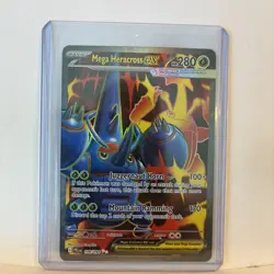 Mega Heracross EX 108/094 Phantasmal Flames Pokemon Full Art Illustration Rare - Image 1