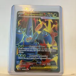 Mega Heracross EX 108/094 Phantasmal Flames Pokemon Full Art Illustration Rare - Image 2