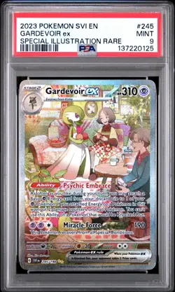 2023 POKEMON SVI SPECIAL ILLUSTRATION RARE #245 GARDEVOIR EX PSA 9 - Image 1