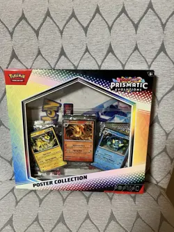 Pokemon TCG SV8.5 Prismatic Evolutions Poster Collection Box Factory Sealed - Image 1