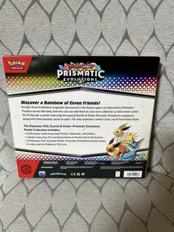Pokemon TCG SV8.5 Prismatic Evolutions Poster Collection Box Factory Sealed - Image 2