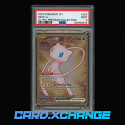 2023 Pokemon 151 205 Mew ex UPC PSA 9 Mint - Image 1