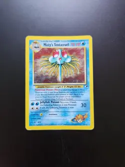 Pokemon Misty's Tentacruel #10/132 Unlimited Holo Rare - 2000 Gym Heroes - Image 1