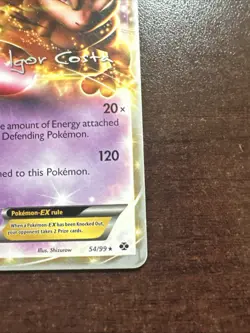 Mewtwo EX 54/99 Light DMG Pokemon TCG World Championships 2012 Igor Costa Promo - Image 4