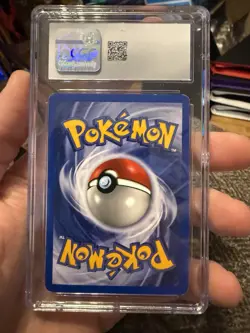 1st Edition Aerodactyl 1Prerelease Fossil Pokemon CGC 7 Cosmos Holo Half Swirl - Image 3