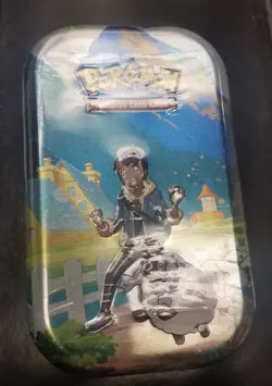 Pokemon Crown Zenith Mini Tin Sealed 2 Packs 1 Sticker Sheet 1 Art Card - Image 1