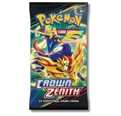 Pokemon Crown Zenith Booster Pack - 10 Cards / Pack - NEW / SEALED - Image 1