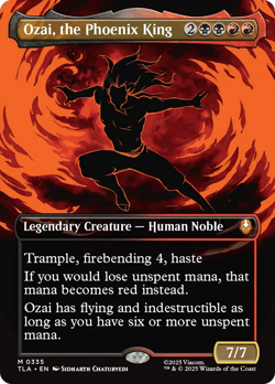 x1 Ozai, the Phoenix King TLA Avatar MTG 335 M/NM 1x - Image 1