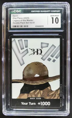 2025 ONE PIECE CCG DON!! LEGACY OF THE MASTER CGC 10 A PT - Image 1
